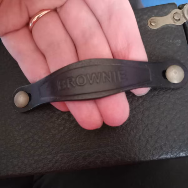 Kodak Brownie with Whisky Leather strap — submitted by Shaina Beemer